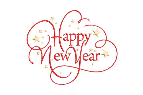 Happy New Year Embroidery Design Review