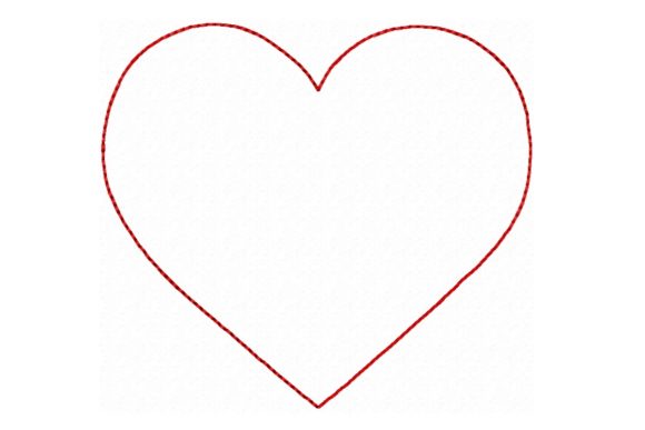 Heart Outline Design Review for Small Business Merch