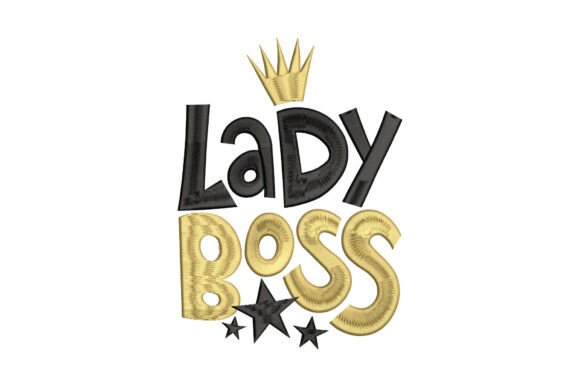 Lady Boss Crown Emblem
