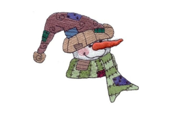 Snowman Scrappy: A Craft Fair-Ready Embroidery Design